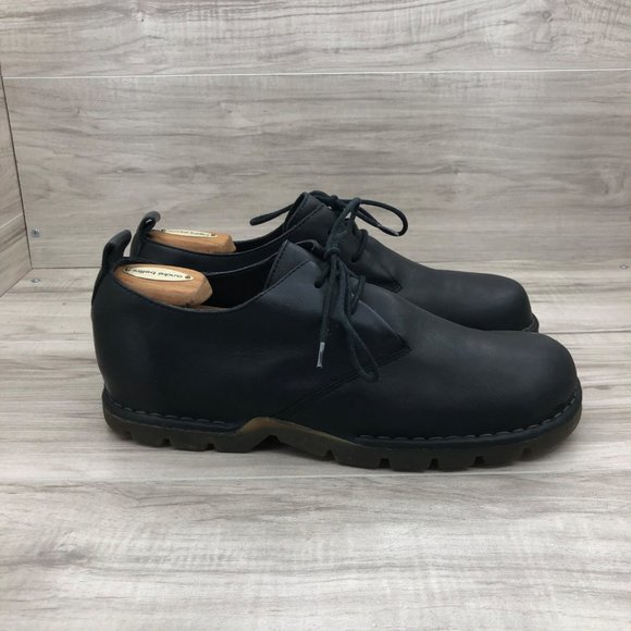 Cole Haan Shoes Mens 11 M Black Leather Lace Up Chunky Chukka Casual